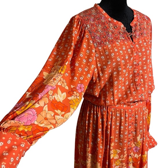 Spell Yellow Rose Maxi Dress in Desert Rose Boho — Size Large - Picture 7 of 15